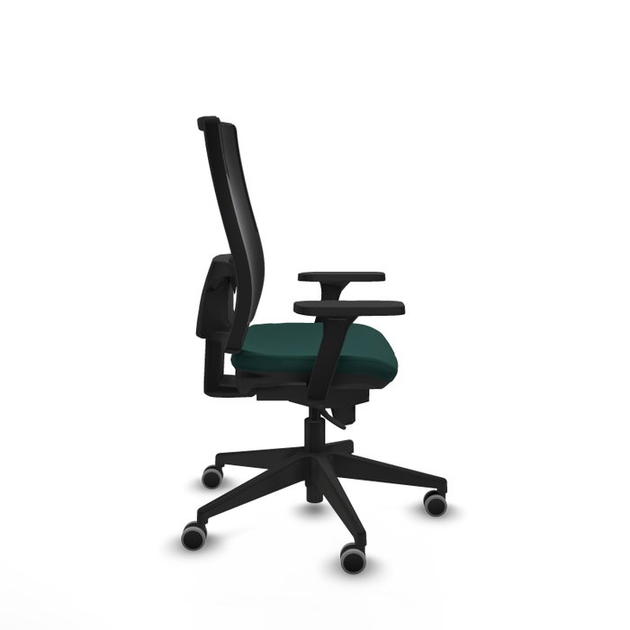 PIQUERAS Y CRESPO Silla de oficina Horna con mecanismo Sincro Verde botella y Negro PIQUERAS Y CRESPO Silla de oficina Horna con mecanismo Sincro Verde botella y Negro