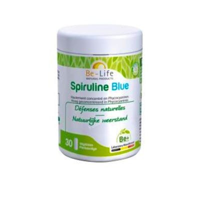 BE-LIFE Spiruline Blue 30 Cápsulas - Espirulina azul concentrada con propiedades inmunoestimulantes y antioxidantes BE-LIFE Spiruline Blue 30 Cápsulas - Espirulina azul concentrada con propiedades inmunoestimulantes y antioxidantes