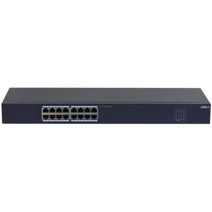 Dahua Technology SF1016 Switch No Administrado L2 16 Puertos Fast Ethernet Negro Dahua Technology SF1016 Switch No Administrado L2 16 Puertos Fast Ethernet Negro