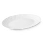Fuente de Cocina Vivalto Blanco Vidrio opalino 34 x 2,5 x 25 cm 35 x 2,5 x 25 cm (18 Unidades)
