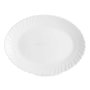 Fuente de Cocina Vivalto Blanco Vidrio opalino 34 x 2,5 x 25 cm 35 x 2,5 x 25 cm (18 Unidades)