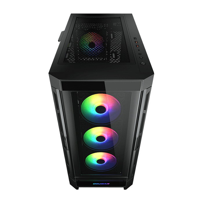 Cougar CGR-5AD1B-RGB Midi Tower PC Negro ARGB Schwarz