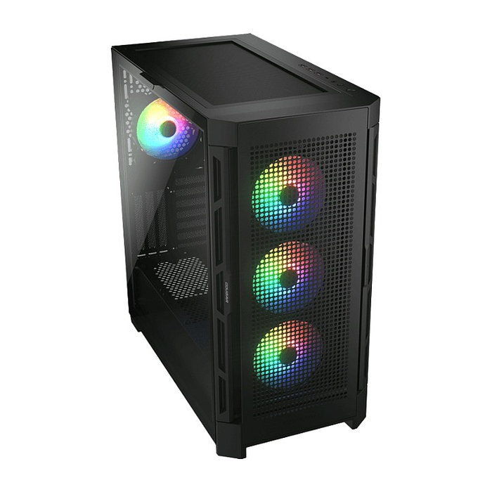 Cougar CGR-5AD1B-RGB Midi Tower PC Negro ARGB Schwarz