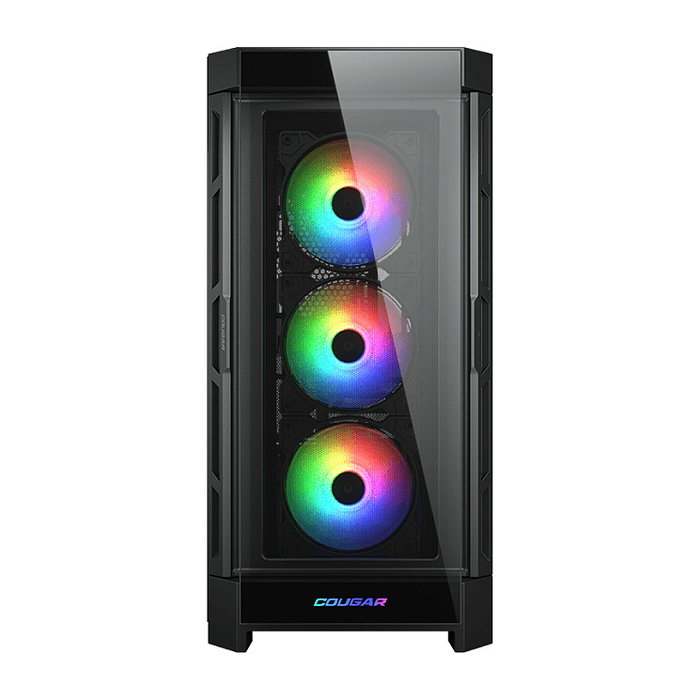 Cougar CGR-5AD1B-RGB Midi Tower PC Negro ARGB Schwarz