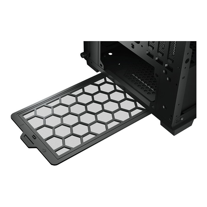 Cougar CGR-5AD1B-RGB Midi Tower PC Negro ARGB Schwarz