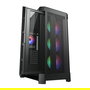 Cougar CGR-5AD1B-RGB Midi Tower PC Negro ARGB Schwarz
