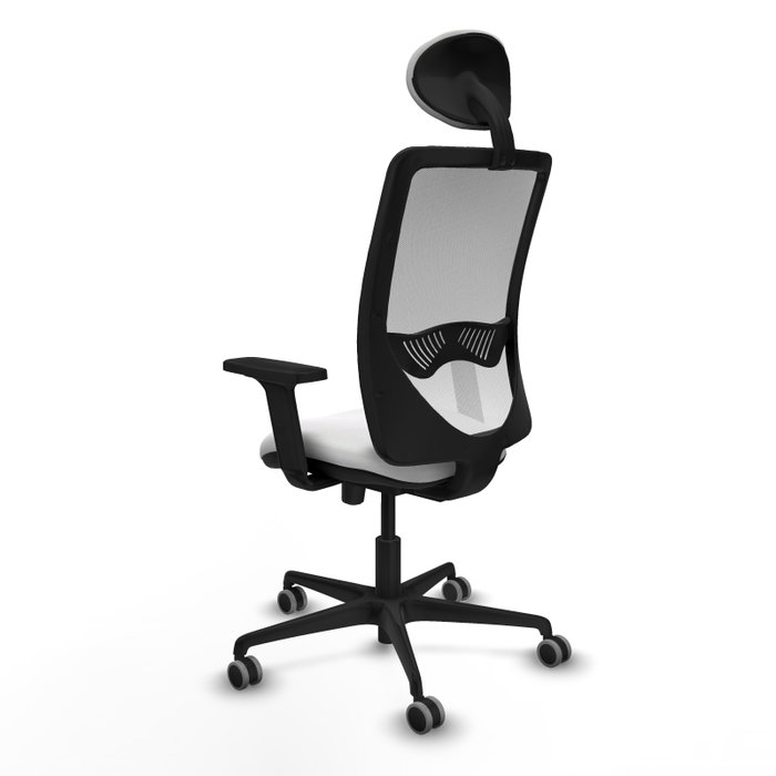 PIQUERAS Y CRESPO Silla de oficina Zulema blanca con mecanismo Sincro/Traslack PIQUERAS Y CRESPO Silla de oficina Zulema blanca con mecanismo Sincro/Traslack
