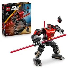 LEGO Star Wars Meca Darth Maul 75411, Juguete Articulado, Construcción Rápida, Incluye Minifigura y Droide Sonda