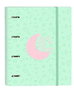 Safta Carpeta 4 Anillas 35mm Recambio Blackfit8 "Moon" 27x32x3,5 cm