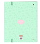 Safta Carpeta 4 Anillas 35mm Recambio Blackfit8 "Moon" 27x32x3,5 cm