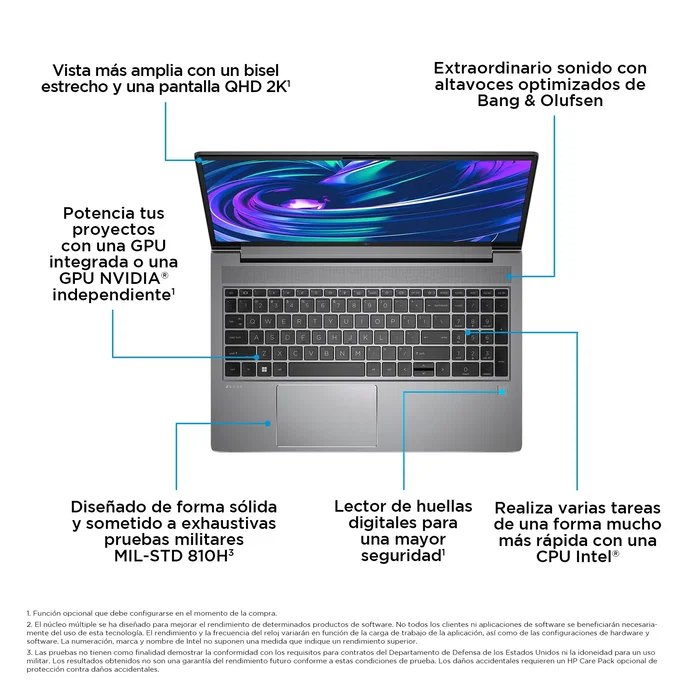 HP ZBook Power 15 G10 Intel Core i7-13700H 16GB 512GB SSD Plata