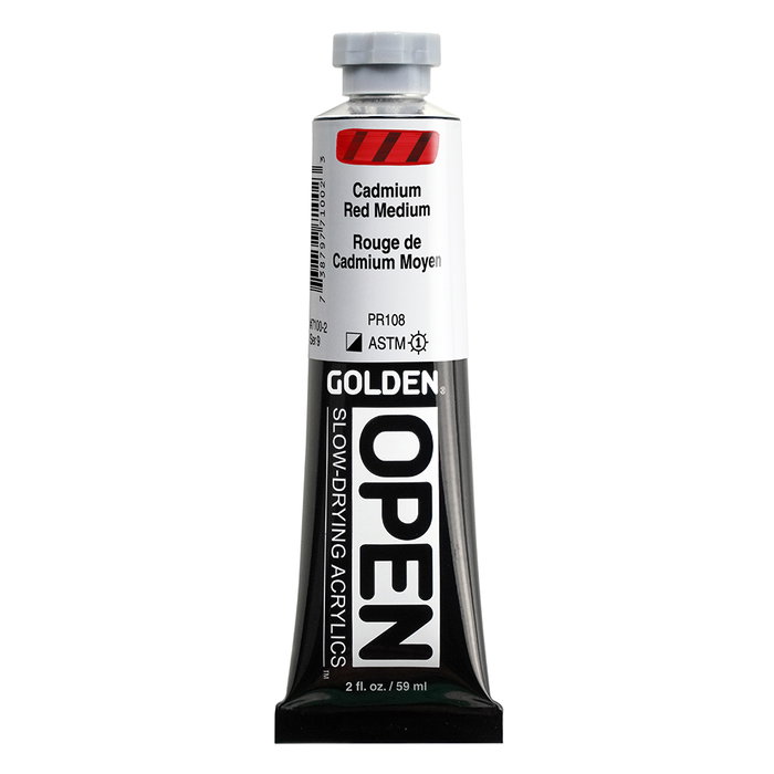 Golden OPEN Rojo Cadmio Medio 59 ml Golden OPEN Rojo Cadmio Medio 59 ml