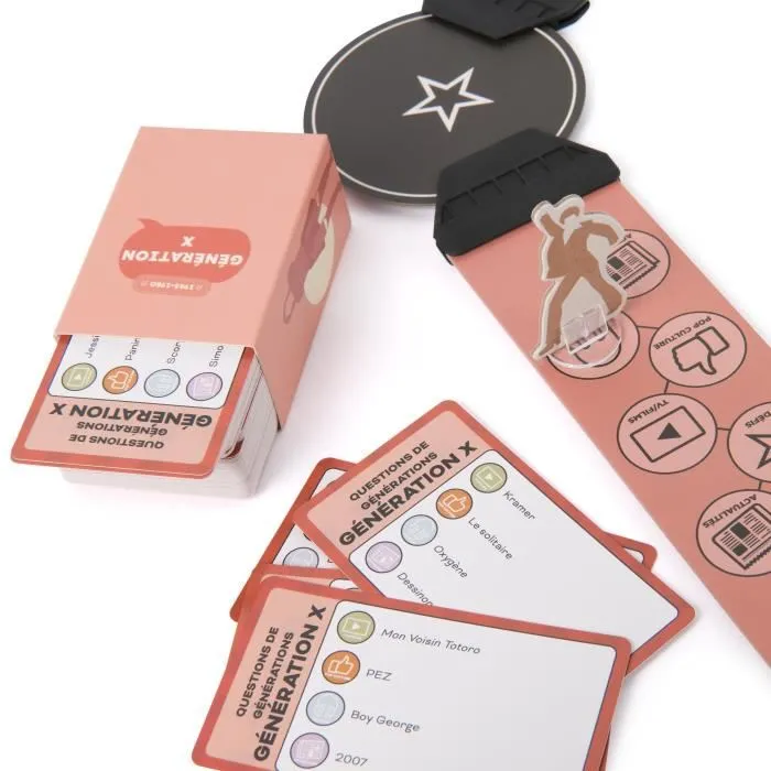 Spinmaster Preguntas Generacionales SPI6074217 - Juego de mesa con 2000 preguntas y 100 retos, a partir de 8 años