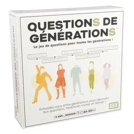 Spinmaster Preguntas Generacionales SPI6074217 - Juego de mesa con 2000 preguntas y 100 retos, a partir de 8 años