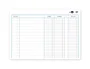Liderpapel Cuaderno Cuarto Apaisado Cartone 100 Hojas Cuentas Corrientes Debe Haber y Saldo