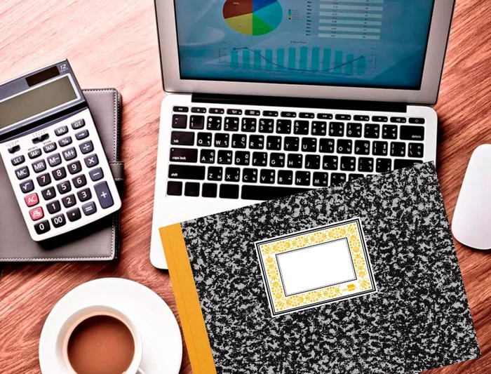 Liderpapel Cuaderno Cuarto Apaisado Cartone 100 Hojas Cuentas Corrientes Debe Haber y Saldo