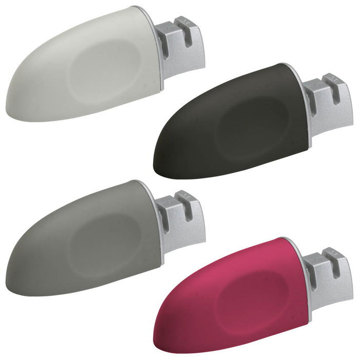 Cook Concept Afilador de Cuchillos para Acero con Doble Afilado (Hoja Pequeña/Grande) - 5x13 cm