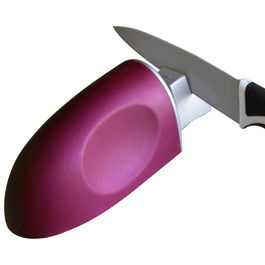 Cook Concept Afilador de Cuchillos para Acero con Doble Afilado (Hoja Pequeña/Grande) - 5x13 cm