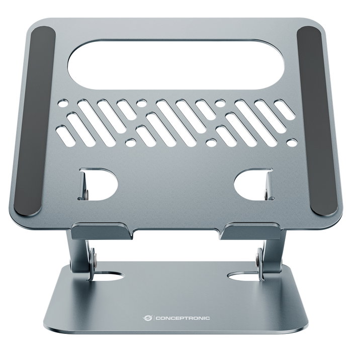 Conceptronic THANA10G Soporte para portátil plegable y ajustable Gris