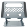 Conceptronic THANA10G Soporte para portátil plegable y ajustable Gris