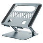 Conceptronic THANA10G Soporte para portátil plegable y ajustable Gris