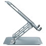 Conceptronic THANA10G Soporte para portátil plegable y ajustable Gris