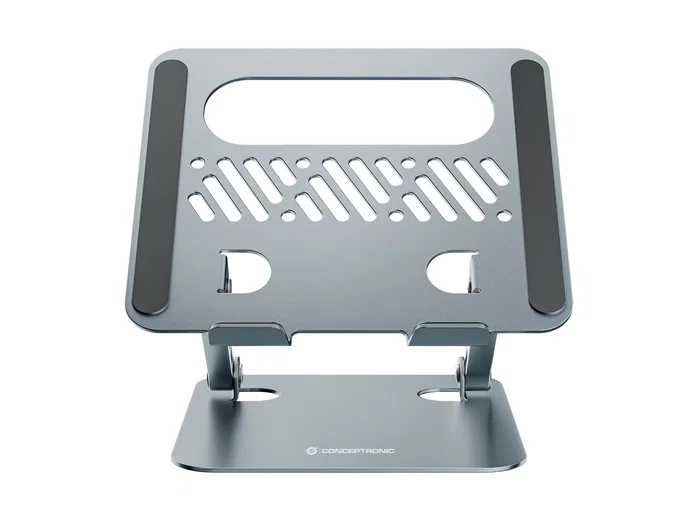 Conceptronic THANA10G Soporte para Portátil Plegable Gris 17 pulgadas