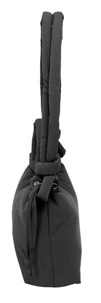 Safta Bolso Moos Capsula Acolchado Negro 24x24x11cm