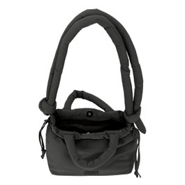 Safta Bolso Moos Capsula Acolchado Negro 24x24x11cm