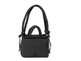 Safta Bolso Moos Cápsula Acolchado Negro 24x24x11cm