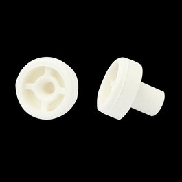 HERRAJES ALK Distanciador Guía 7mm Nylon Blanco