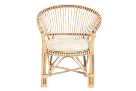 DKD Home Decor Silla Balines Bambú Ratán Natural 66 x 85 x 69 cm