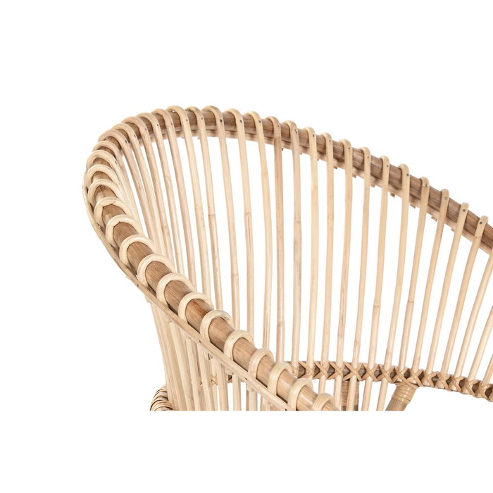 DKD Home Decor Silla de Bambú y Ratán Natural