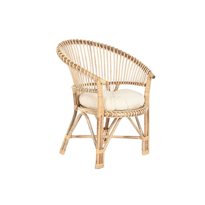DKD Home Decor Silla de Bambú y Ratán Natural