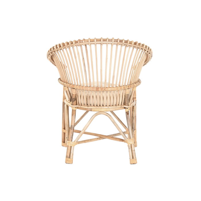 DKD Home Decor Silla de Bambú y Ratán Natural