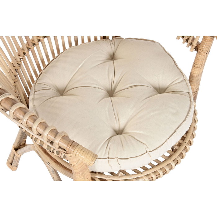 DKD Home Decor Silla de Bambú y Ratán Natural