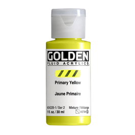 Golden Fluid Colores Acrílicos Amarillo Primario 30 ml