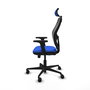PIQUERAS Y CRESPO Silla de oficina Jorquera Azul y Negro con mecanismo Sincro/Traslack