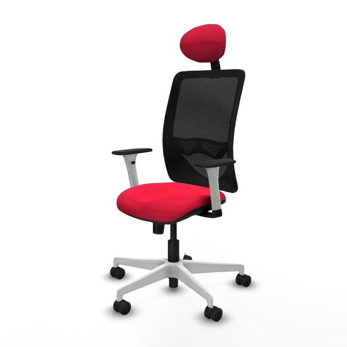 PIQUERAS Y CRESPO Silla de oficina Zulema con mecanismo Sincro Rojo y Negro PIQUERAS Y CRESPO Silla de oficina Zulema con mecanismo Sincro Rojo y Negro