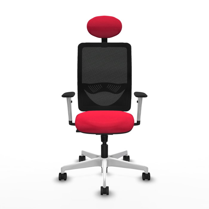 PIQUERAS Y CRESPO Silla de oficina Zulema con mecanismo Sincro Rojo y Negro PIQUERAS Y CRESPO Silla de oficina Zulema con mecanismo Sincro Rojo y Negro