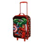 Karactermania Maleta Trolley Soft 3D Los Vengadores Almighty Rojo