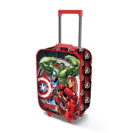 Karactermania Maleta Trolley Soft 3D Los Vengadores Almighty Rojo