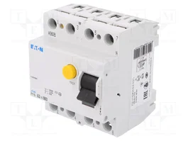 EATON ELECTRIC Interruptor diferencial 63A 30mA 4 polos