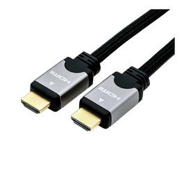 ROLINE Cable HDMI High Speed con Ethernet 11045852, 3 m, Negro/Plata