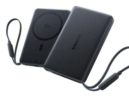 Baseus Picogo am52 Qi2.2 Slim Magnetic Power Bank 10000mAh 45W Negro Baseus Picogo am52 Qi2.2 Slim Magnetic Power Bank 10000mAh 45W Negro