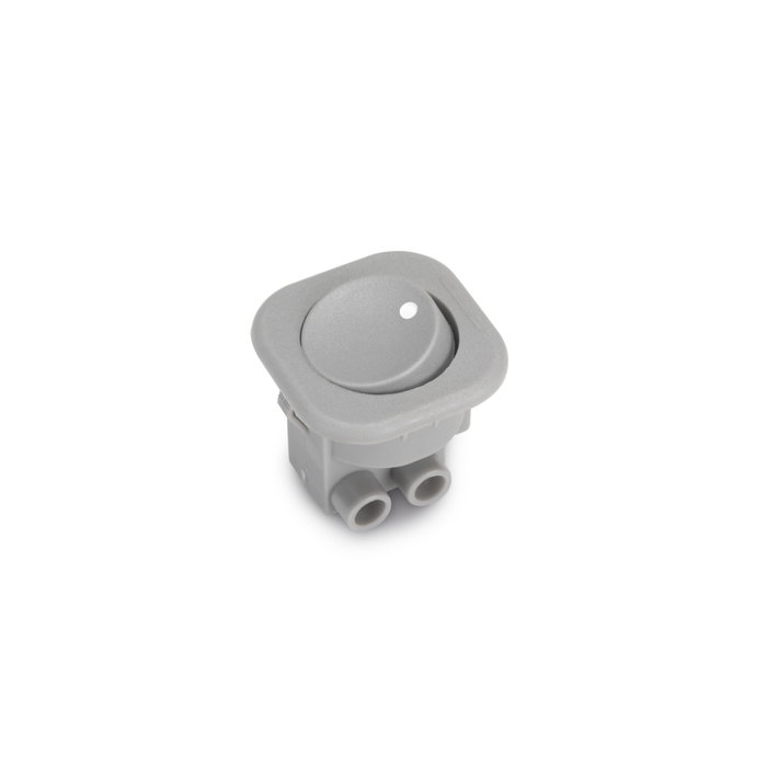 Emuca Lote de 10 interruptores para empotrar Gris