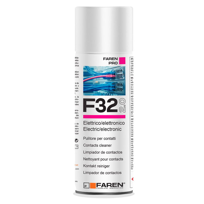 Faren Limpiador de contactos eléctricos en seco F32 2.0, 400 ml Faren Limpiador de contactos eléctricos en seco F32 2.0, 400 ml
