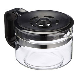 Silex Jarra Universal para Cafetera de Goteo, 800 ml, Vidrio, con Tapa Antigoteo y Altura Regulable (10.5-13 cm)