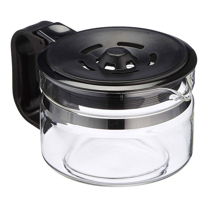 Silex Jarra Universal para Cafetera de Goteo, 800 ml, Vidrio, con Tapa Antigoteo y Altura Regulable (10.5-13 cm)