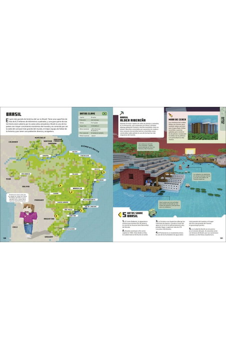 Penguin Random House Grupo Editorial, S.A.U. Minecraft Atlas del Mundo